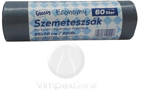 ECO. szemeteszsák 60L 20db - delfinbuvar