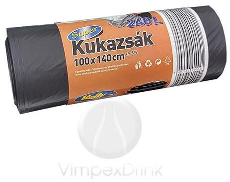 SUPER Kukazsák 240 liter 10db - delfinbuvar