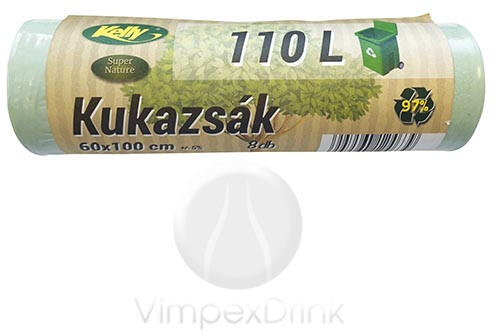 Szemeteszsák SuperNature 110l 8db - delfinbuvar