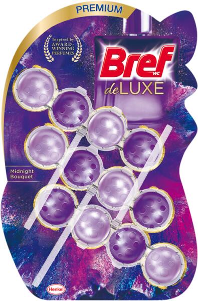 DeLuxe Midnight Bouqet WC frissítő 3 x 50 g