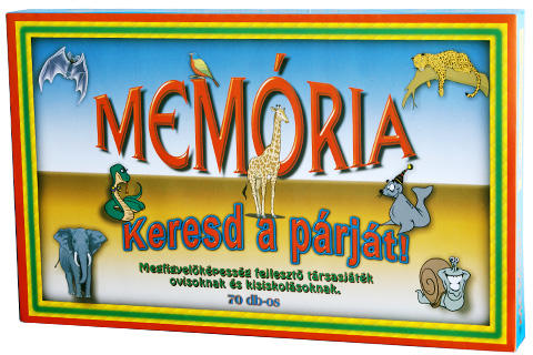 Keresd a párját, állatos memóriajáték