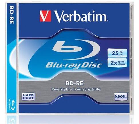 Verbatim BD-RE disc Blu-ray rescriptibil 25GB cutie standard 43614 ...