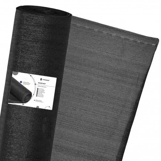 Árnyékoló háló, 90%-os, 1, 5m x 25m, fekete betekintésgátló (SN0022)