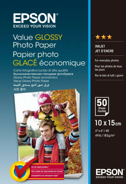 Value Glossy 10x15 cm/50 C13S400038
