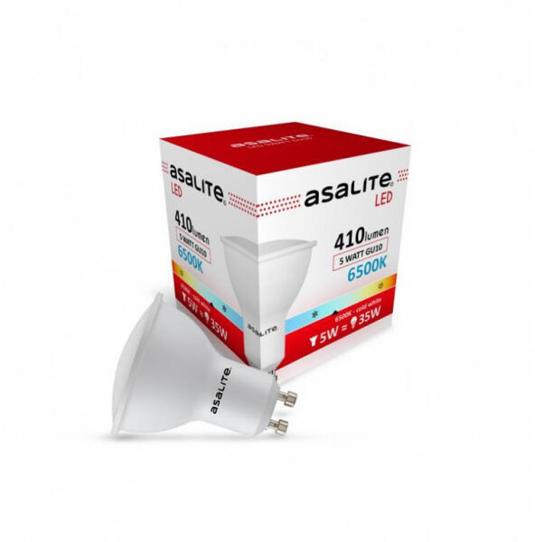 LED GU10 spot izzó 5W 6500K 410 lm (ASAL0109)