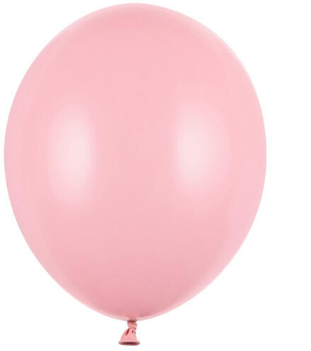 Erős léggömbök 30 cm, pasztell babarózsaszín (1 db / 100 db) (SB14P-081J)