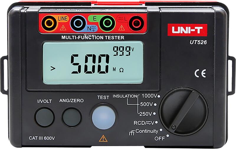 Szigetelési ellenállásmérő UT526 (MIE0133)