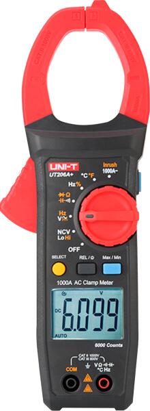 UT206A+ Csipeszes multiméter (MIE0459)