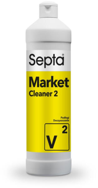 Padlótisztító szer gres, terazzo, padlólap és műanyag padlók tisztítására SEPTA MARKETCLEANER 2 V2 1L