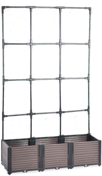 termesztő láda + lapos állvány 126x42x180 cm (FG-005448)