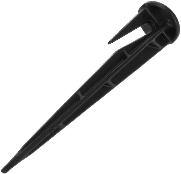 Műanyag leszúrótüske robotfűnyíróhoz - 100 mm (100 db/csomag) fekete (P100-100mm)