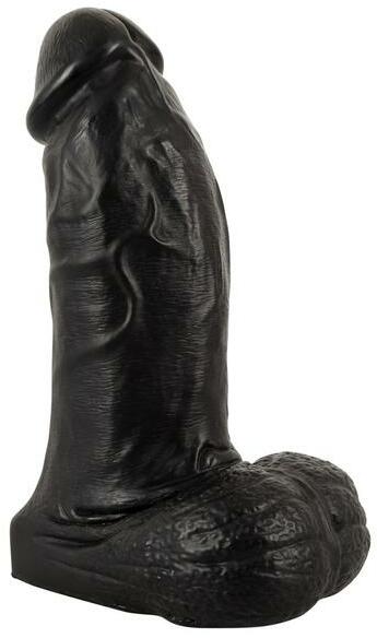 Realistixxx - Real Giant - giga herés dildó - 22 cm (fekete) (50035200000)