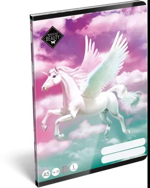 Magical Beauty Magic A5 14-32 lapos 1. osztályos Vonalas Füzet (20795)