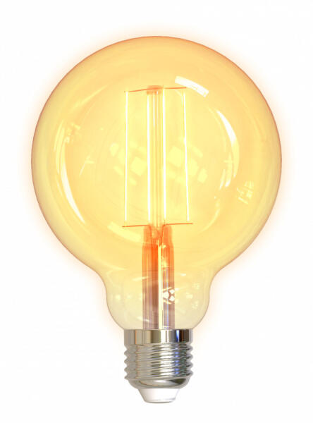 Deltaco SMART HOME SH-LFE27G95 WiFi, E27, 5.5W, 1800-6500K, volfrám Izzó (SH-LFE27G95) - mi-one