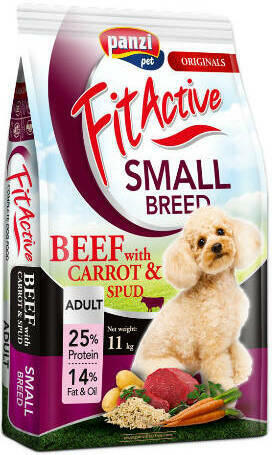 FitActive Small Breed Regular Beef & Carrots & Spud 11 kg