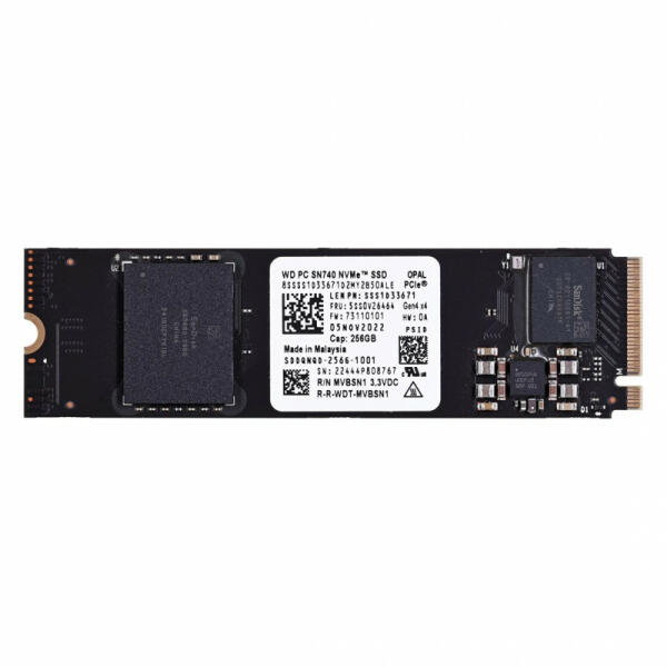 Western Digital SN740 256GB M.2 (SSDPTQD256G10223M) (Solid State