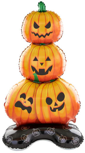 Halloween tökök, álló fóli lufi, 158 cm