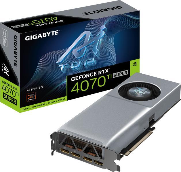 GIGABYTE GeForce RTX 4070 Ti SUPER AI TOP 16GB GDDR6X 256bit