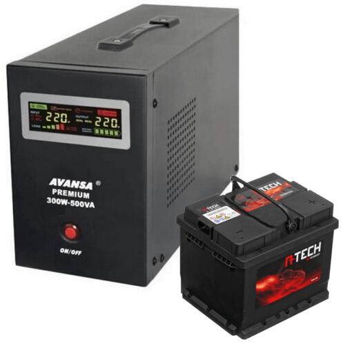 Tartalék tápegység keringető szivattyúkhoz AVANSA UPS 300W 12V + akkumulátor 117507 (117507)