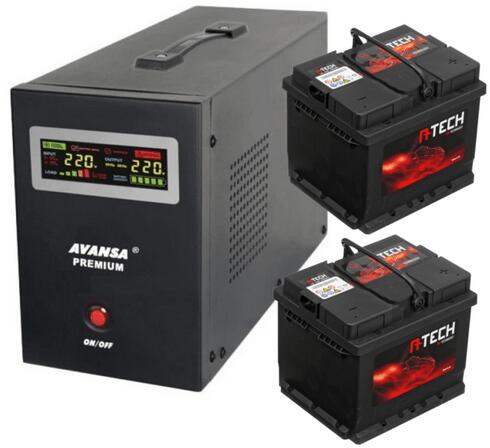 Tartalék tápegység keringető szivattyúkhoz AVANSA UPS 1050W 24V + 2 akkumulátor 117509 (117509)