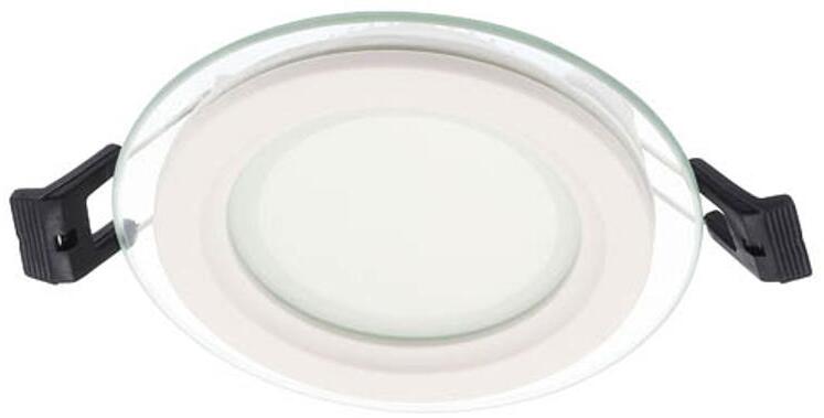 Led Round Panel Downlight Recessed Mounted With Glass Lena-Rg Φ100X40mm 6W 564lm 3000K (Warm White) 2023400 VITO (2032)