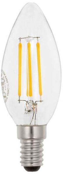 Led Filament Bulb Ledisone-2-Clear C35 4W 532lm E14 4000K (Natural White) 1514470 VITO (1409)