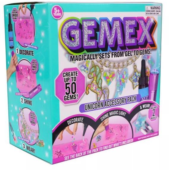 Gemex - Gélből drágakő unikornis ékszerkészítő szett (HUN8635)