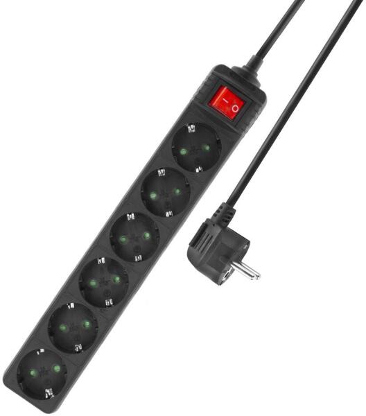 6 Plug 3 m Switch (AC2465)