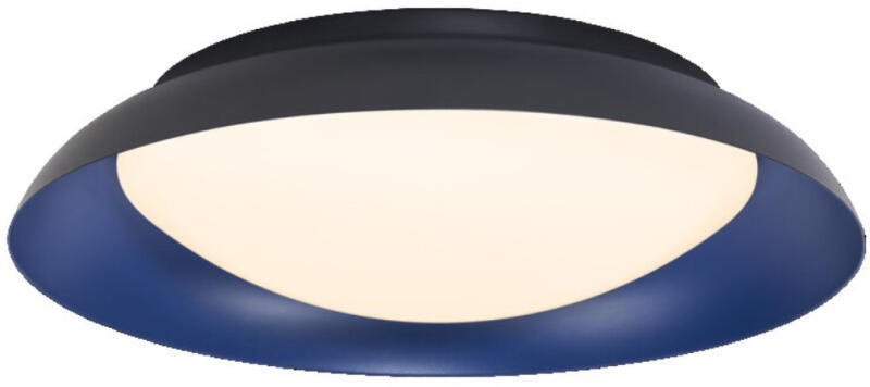 Orbis Plate fürdőszobai mennyezeti LED lámpa kék színben, 43 cm (4099854285790)