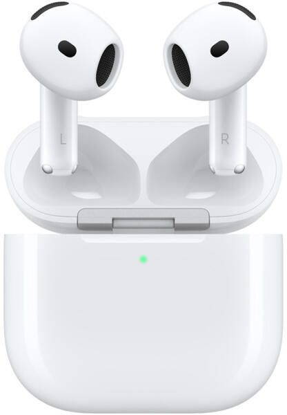 Apple AirPods 4 USB-C white (MXP63ZM/A) (Microfon, căşti) - Preturi