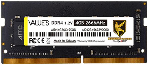 4GB DDR4 2666MHz KSD44G26C19SOD