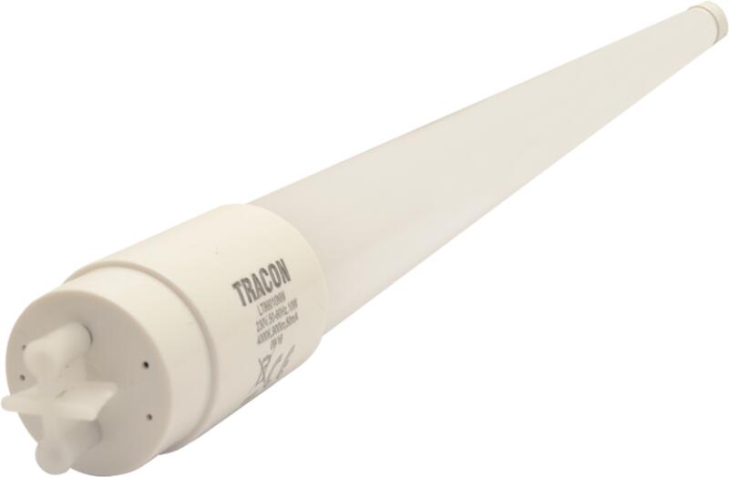 Tracon LT8G12018CW Üveg LED világító cső, opál burás 230 V, 50 Hz, G13, 18 W, 1820 lm, 6500 K, 200°, EEI=F (LT8G12018CW)