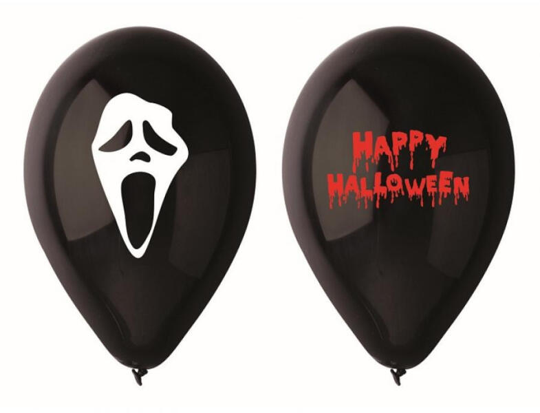Halloween Scary léggömb, lufi 5 db-os 12 inch (30 cm) (MLG306392) - kidsfashion