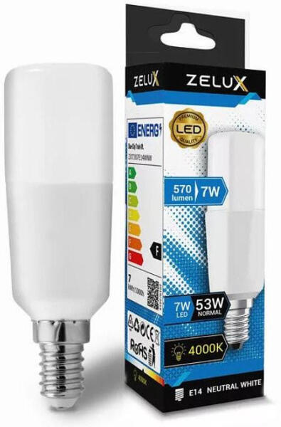 Led Bright Stick Izzó E14 7W T30 4000K (ZXT307E14WNW)