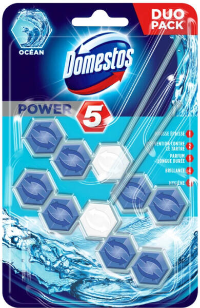 Power5+ professzionális WC illatosító rúd Óceán 2db-os (C55828) - t-depo