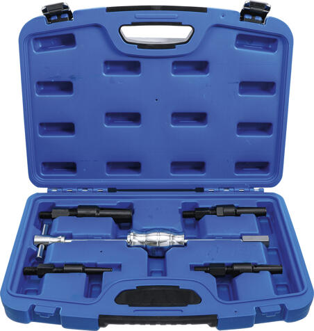 Csapágylehúzó készlet belső 10-32 mm 4+1 db + csúszókalapács -profi-BGS (9-70107)