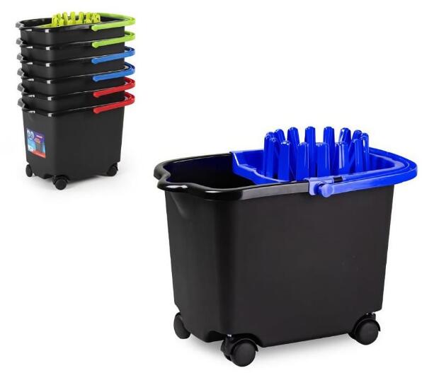 vödör kerekekkel 15 l + csavarókosár (135300230)