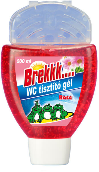 WC illatosító gél 200 ml + kosár Brekk piros