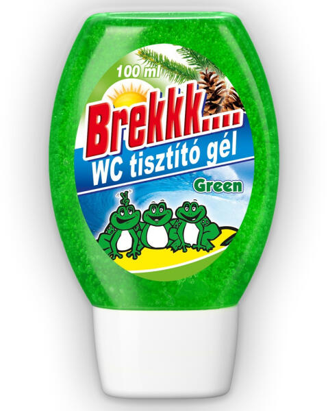 WC tisztító gél 100 ml Brekk zöld