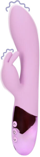 Akkus, nyuszis csiklókaros vibrátor (pink) (8714273049278)