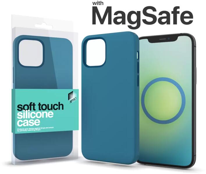 Apple iPhone 14 Pro Soft Touch silicone case blue (126893)
