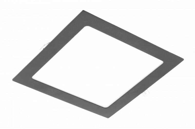 LD-MAW19W-CBP-10 MATIS PLUS LED lámpatest, mélysugárzó, 19W, fekete, 3000K, 1520lm, AC220-240V, hornyos, IP20, 120° (LD-MAW19W-CBP-10)