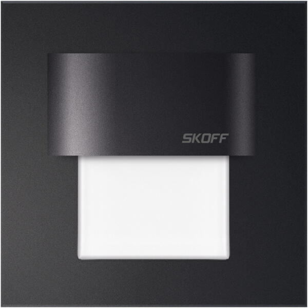 LED lépcsős lámpatest 0, 4W 4000K 10V DC IP20 matt fekete TANGO MINI STICK Skoff (SKOPR0500)