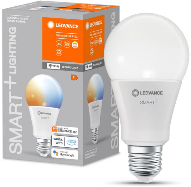 E27 A100 LED izzó 14W 1521lm SMART+ WiFi CCT szabályozható Classic LEDVANCE (4058075778702)