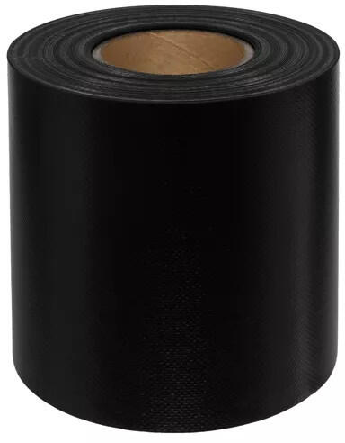 Belátásgátló kerítésszalag, fekete, 19cmx35m 450g/m2