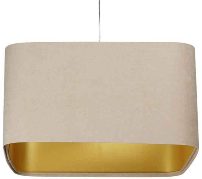 Kwadro sue függőlámpa 1x60 W arany-bézs KW-107-40W20
