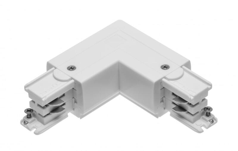 XAE-LKLPWB-00 L csatlakozó 90° 3-áramkörű X-RAIL-hez, 101x101mm, belső, fehér (XAE-LKLPWB-00)