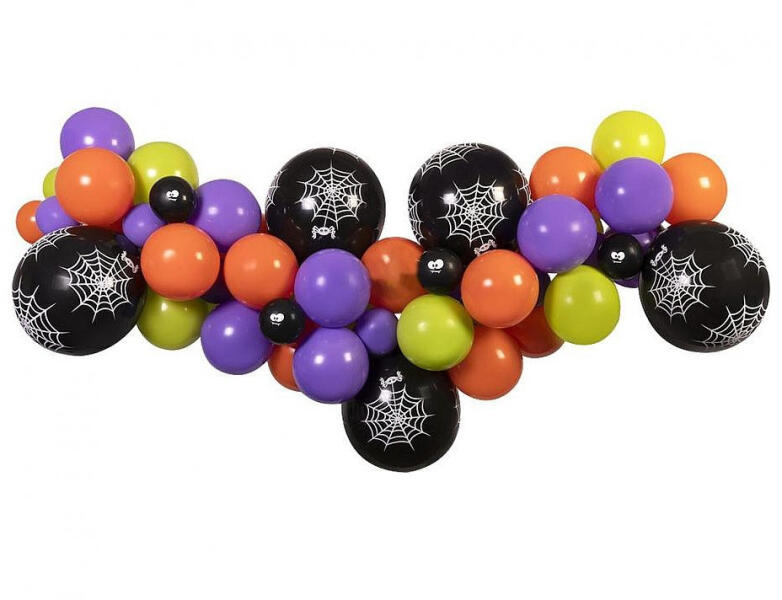 Halloween Colorful léggömb, lufi girland szett 65 db-os (MLG031799) - kidsfashion