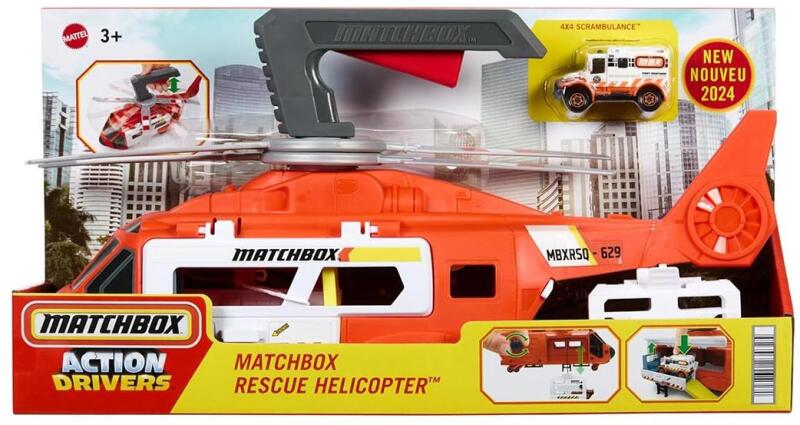Matchbox - Action Drivers mentőhelikopter (HXM74)