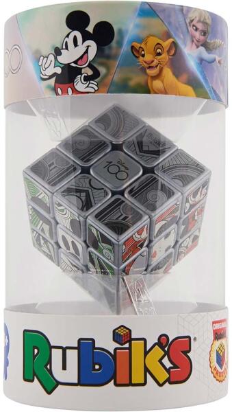Rubik kocka - Disney 100. évfordulós fémes platina 3x3 (6068390)